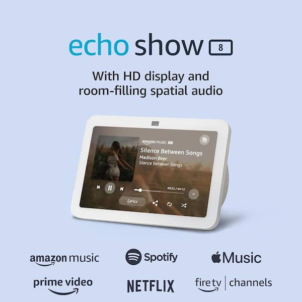 Amazon Echo Show 8 (3rd Gen) 8 in. HD Smart Display with Spatial
