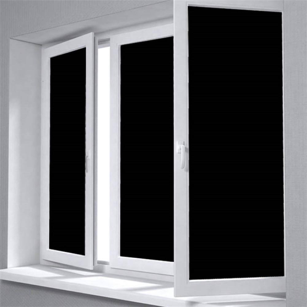 Shatex Electrostatic Black scrub Window Film, 118*34.4 Inch WF11835BLA