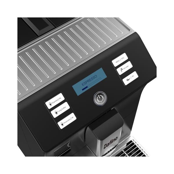 Tafole 20-Cup 19 Bar Silver Fully Automatic Espresso Machine with LED Display and Stainless Steel Buttons