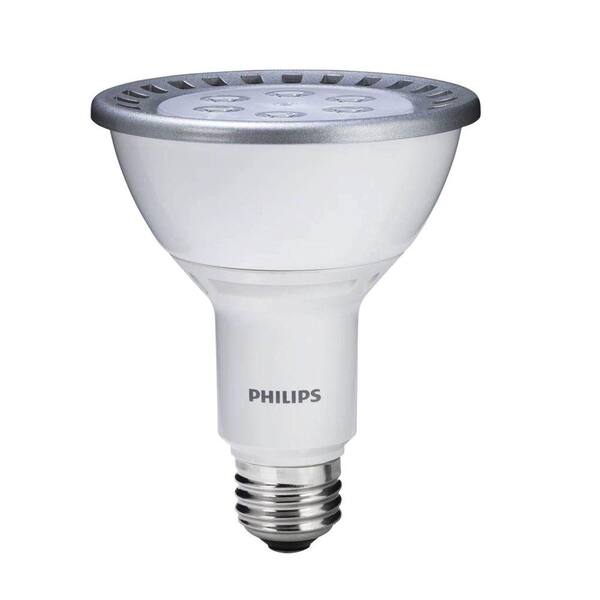 Philips 75W Equivalent Cool White (4000K) PAR30L Dimmable LED Flood Light Bulb (6-Pack)