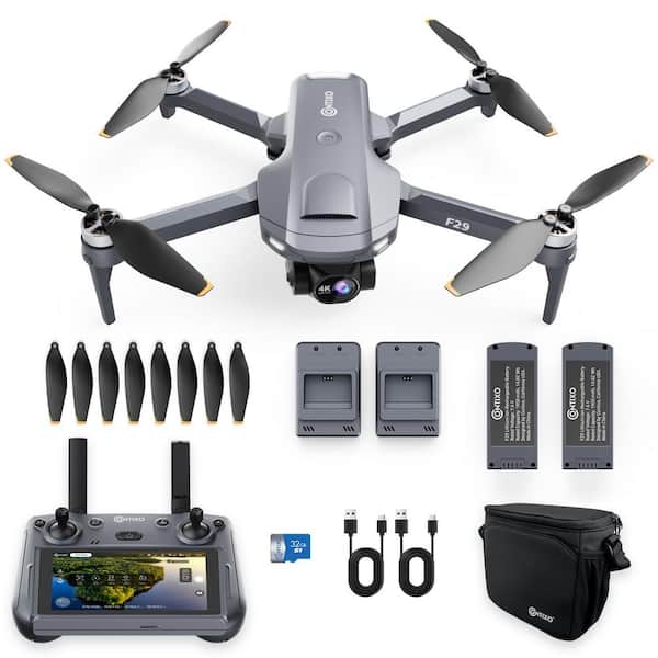 Altura Max 4K GPS Drone with 3-Axis Gimbal, 5 in. Screen Remote, 3KM Range, 23-Min Flight, No FAA Needed