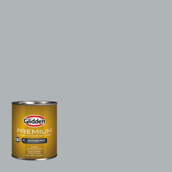 Glidden Premium 1 qt. PPG1011-3 Stargazer Satin Exterior Latex