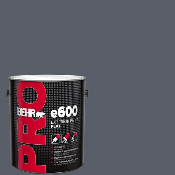 1 gal. #760F-6 Distant Thunder Flat Exterior Paint
