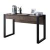 Benjara Black And Brown Rectangular Wooden Desk With Electric Outlet ...