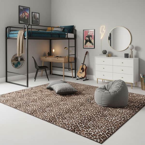 Ottomanson Area Rug 5 ft. x 8 ft.-Soft Non-Slip Rug for Living