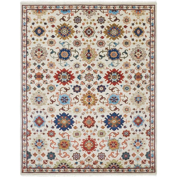 Umbria Multi-Colored 10 ft. x 14 ft. Oriental Area Rug