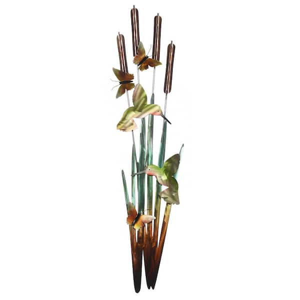 StyleCraft Metal Green, Gold, Bronze Wall Architectural Decor
