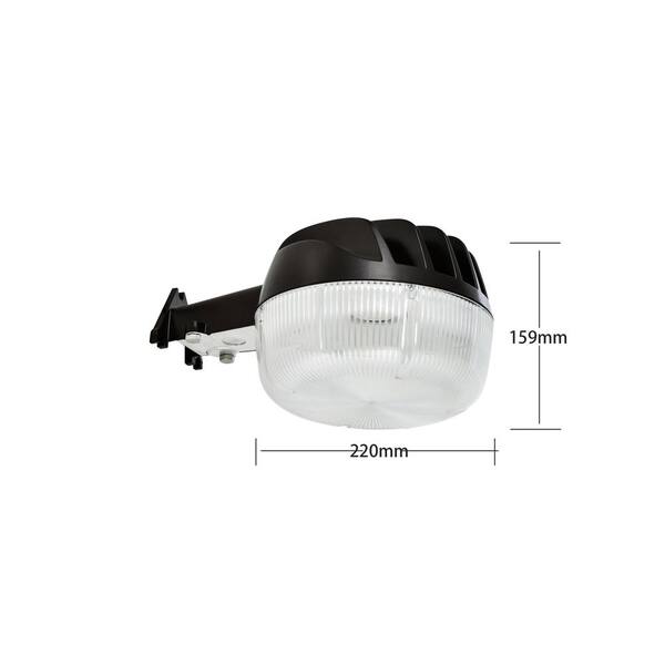24-Watt Bronze Dusk-to-Dawn Outdoor Integrated LED Area Light Wall/Pole Mountable 24-Watt Bronze Dusk-to-Dawn Outdoor Integrated LED Area Light Wall/Pole Mountable