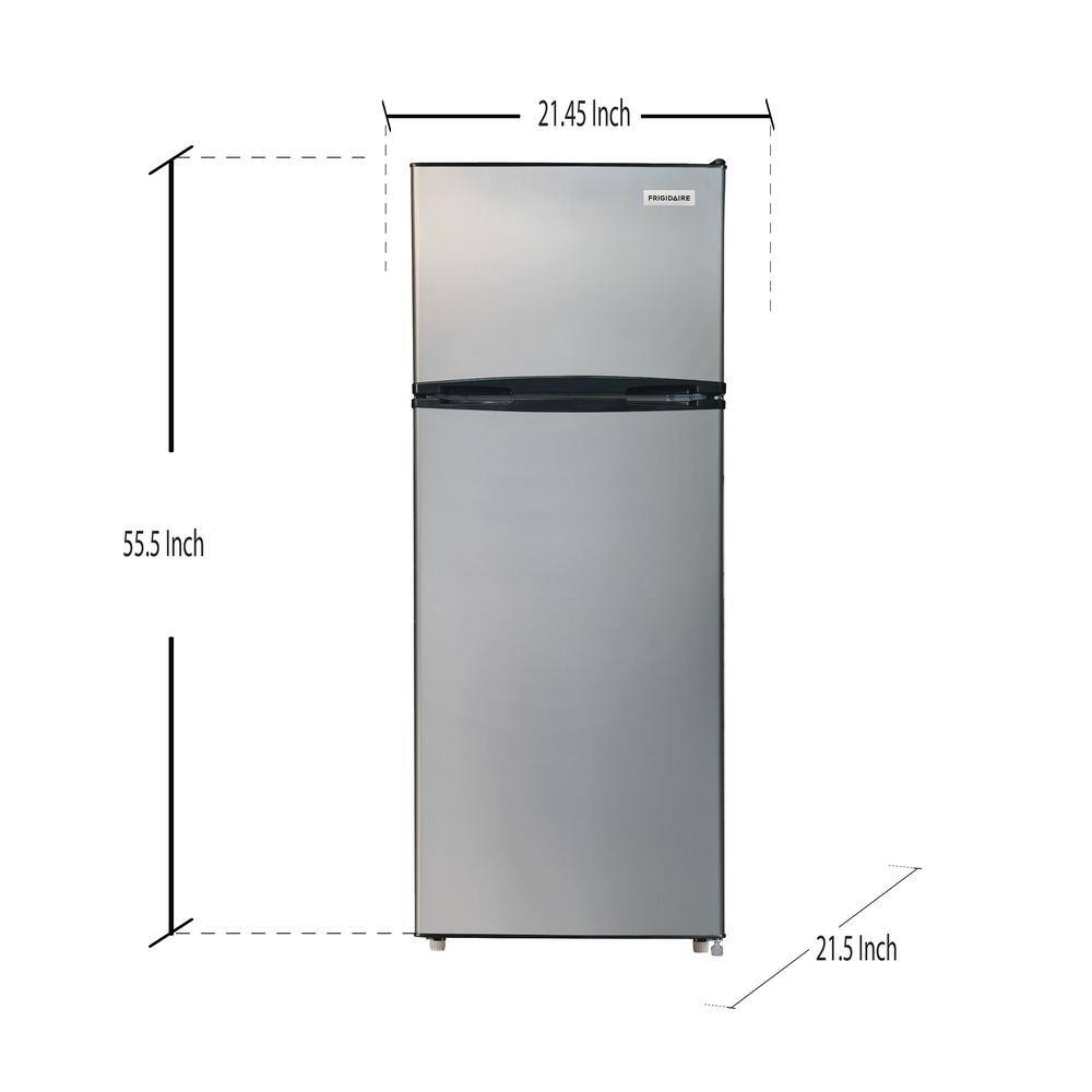 Frigidaire 7.5 Cu. Ft. Stainless Steel Top-Freezer Refrigerator