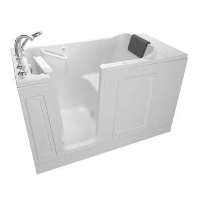 Acrylic Luxury 51 in. Walk-In Air Bath Bathtub in White