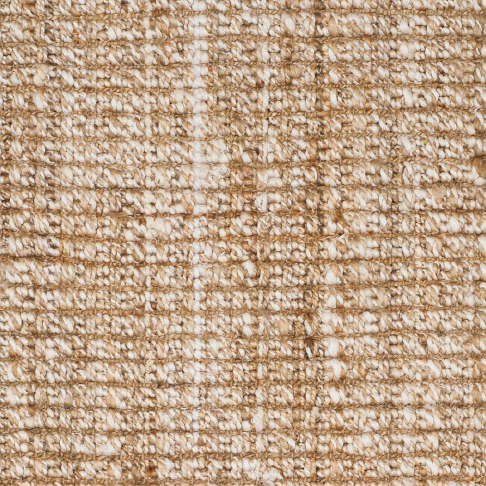 Hand-Knotted Natural Jute 2'6" x 10' Runner Rug in Brown