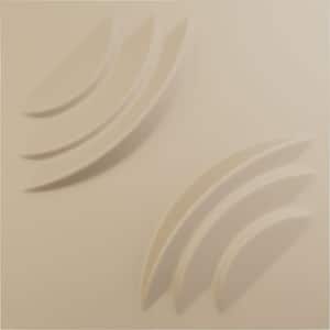 1-2/5 in x 19-1/2 in x 19-1/2 in Artisan Decorative PVC 3D Wall Panel, Smokey Beige (12-Pack for 32.04 sq. ft.)