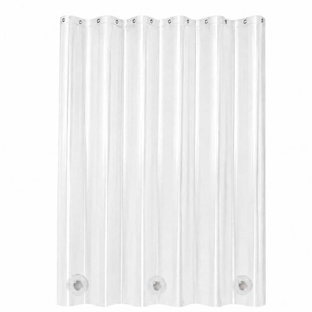 72 in. W x 72 in. L Clear Vinyl Shower Curtain Liner with Weighted Hem, 1 Pack, Bath Accessory price history on PriceWatchPro