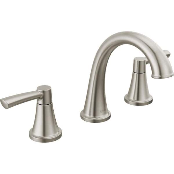 Delta Casara 8 in. Widespread 2-Handle Bathroom Faucet in Spotshield Brushed Nickel