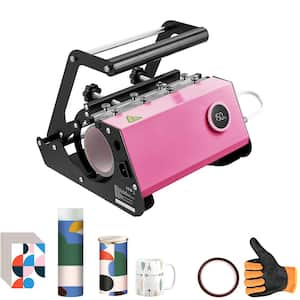 Mug Heat Press Machine, 11-30 oz. Tumbler Sublimation Press, DIY Cup Press with Heat-Resistant Gloves and Tape, Ideal