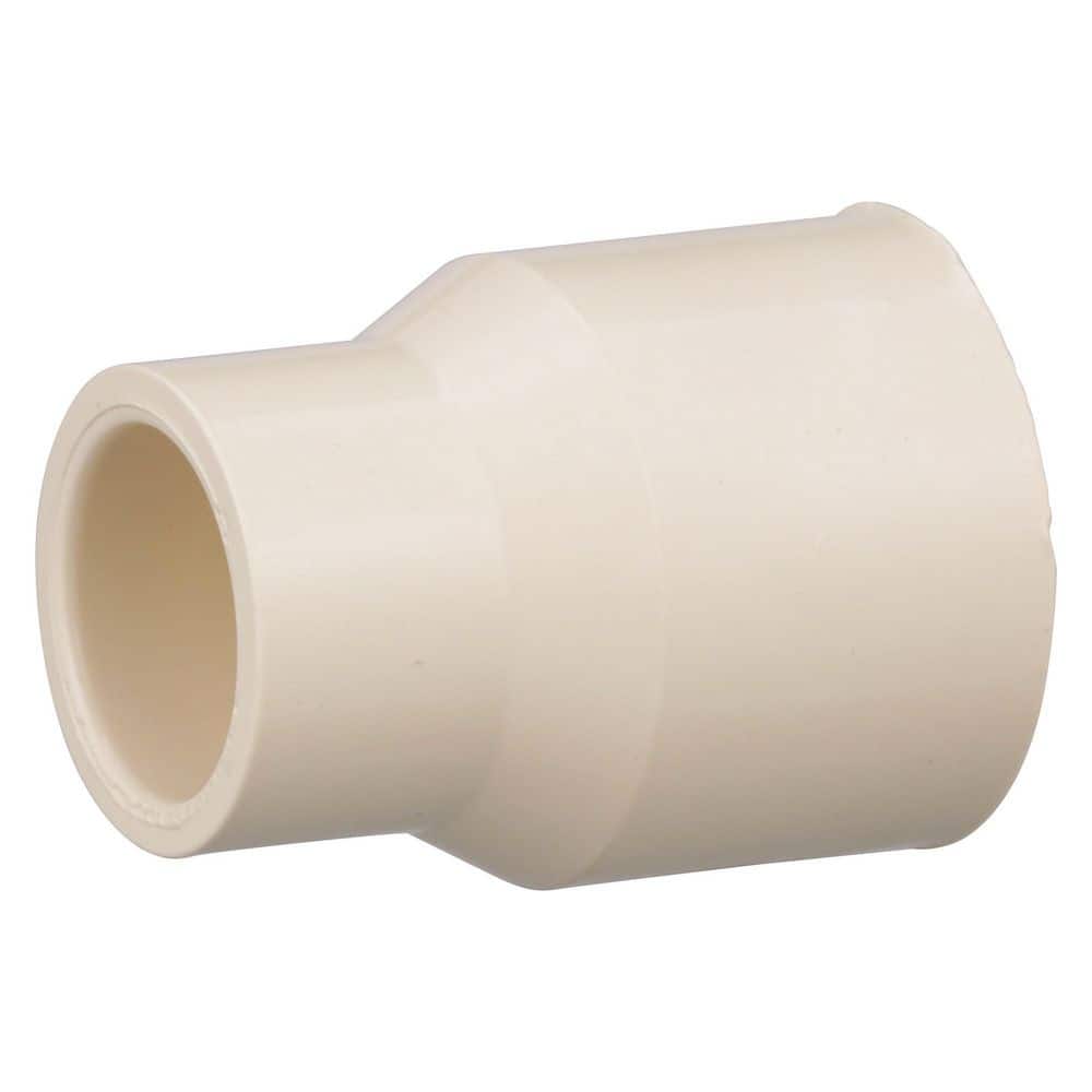 Charlotte Pipe 3/4 in. x 1/2 in. CTS CPVC Socket Reducing Coupling, Ivory -  CTS021001800HD