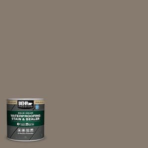 8 oz. #SC-159 Boot Hill Grey Solid Color Waterproofing Exterior Wood Stain and Sealer Sample