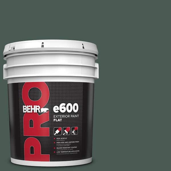 BEHR PRO 5 gal. #S420-7 Secluded Woods Flat Exterior Paint