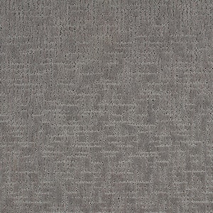 Brasswick  - Cape Cod - Gray 24 oz. Polyester Pattern Installed Carpet