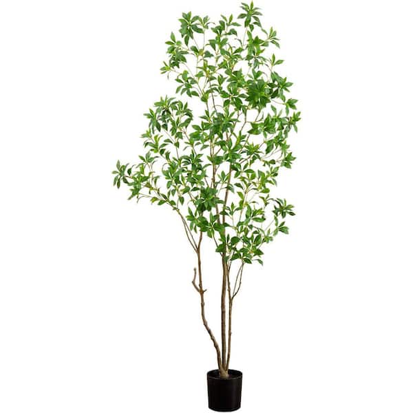 7ft. Artificial Minimalist Japanese Pieris Tree with Real Touch Leaves