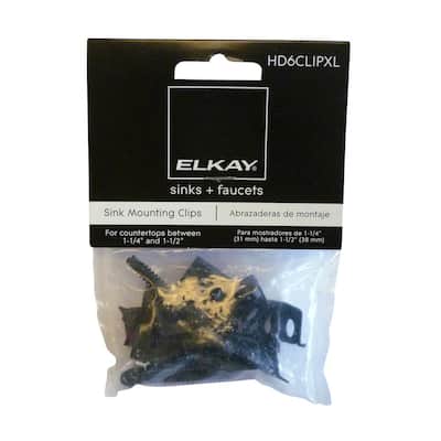 Heavy-Duty Extra Long Clips and Screws (Bag of 6)