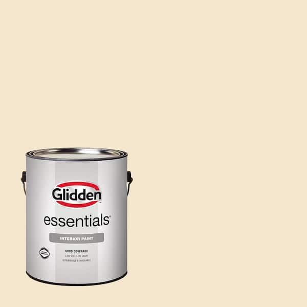 Glidden Essentials 1 gal. #PPG1090-1 Magnolia Blossom Semi-Gloss Interior Paint