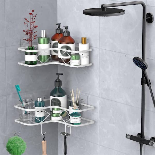 Dracelo Grey Sturdy Tubing Structure Bathroom Hanging Shower Head Caddy  Organizer B09J148NXY - The Home Depot
