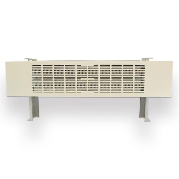 Unbranded Concealed Baseboard Dual Heating Unit CBU-2000 24in x 2 2000BTU Dual Hydronic in White- (3-Pack)