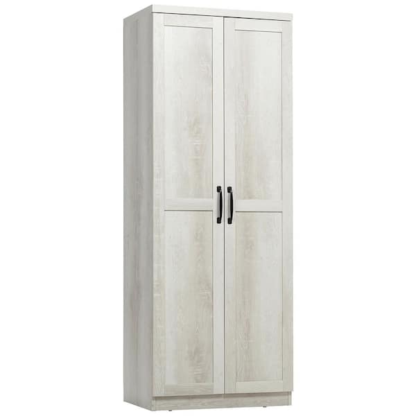 Antique White Pantry Organizer with Adjustable Shelves;Removable Shelves
