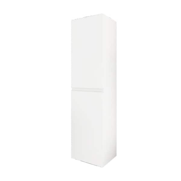Boosicavelly 16 in. W x 12 in. D x 59 in. H Bathroom Storage Wall Cabinet in White
