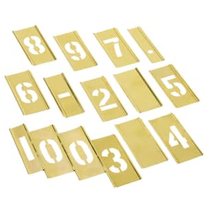 2 in. Stencil Number Set (15-Piece)