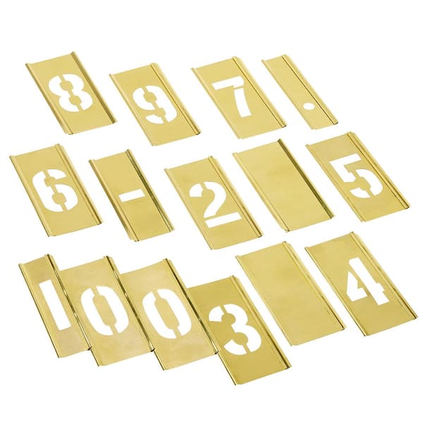 C.H. Hanson 2 in. Stencil Number Set (15-Piece)