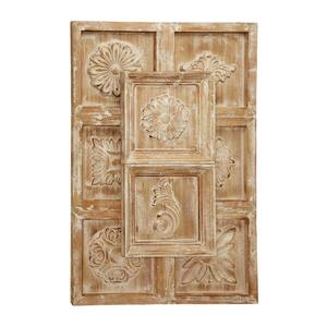 Brown Wood Vintage Wall Decor 48 in. x 32 in.