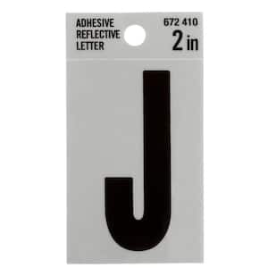 2 in. Vinyl Reflective Letter J