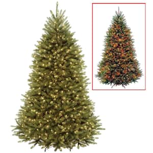 7.5 ft. PowerConnect Dunhill Fir Artificial Christmas Tree with Dual Color LED Lights