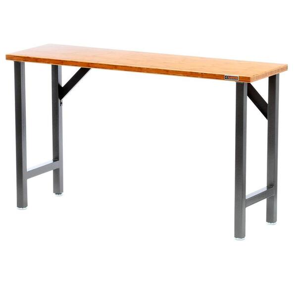 Gladiator - Ready to Assemble 39 in. H x 67 in. W x 20 in. D Bamboo Top Workbench