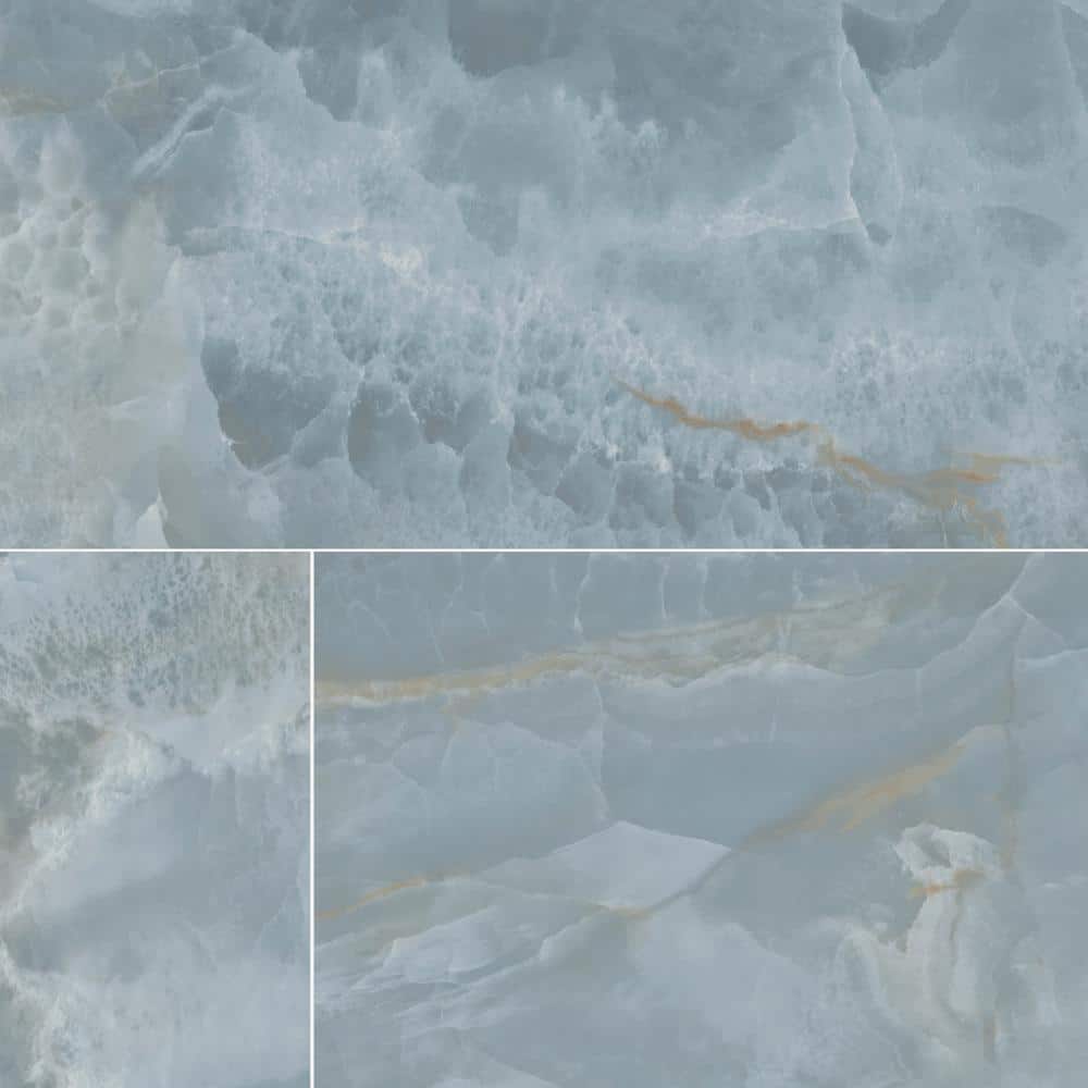 Bivara 24 in. x 48 in. Polished Porcelain Onyx Look Floor and Wall Tile (15.50 sq. ft./Case) price history on PriceWatchPro