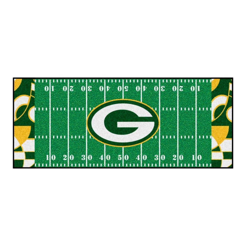 FANMATS NFL Green Bay Packers Green 2 ft. x 2 ft. Round Area Rug 17959 -  The Home Depot