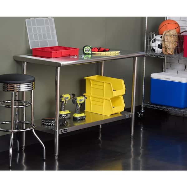 Eco Storage 48 in. NSF Stainless Steel Table