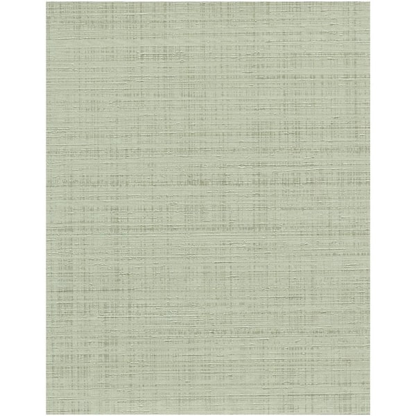 York Wallcoverings Spun Silk Green Vinyl Strippable Roll (Covers 60.75 sq. ft.)
