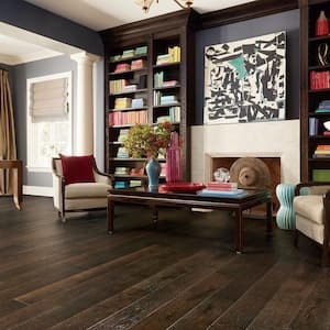Berland French Oak 3/8 in. T x 6.5 in. W Water Resistant Wire Brushed Engineered Hardwood Flooring (29.8 sqft/case)