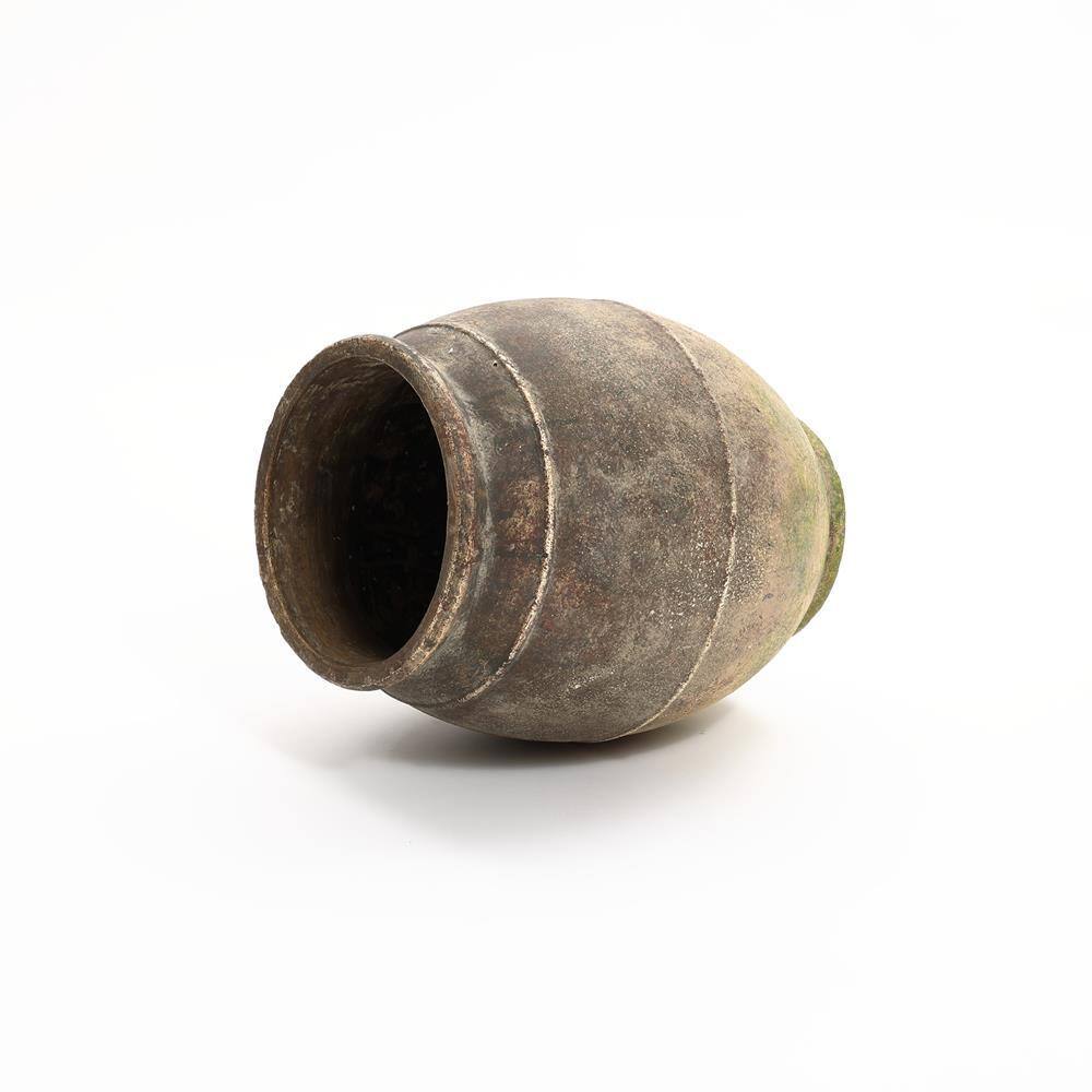 Rustic Ginger Root Brown Ceramic Decorative Table Vase