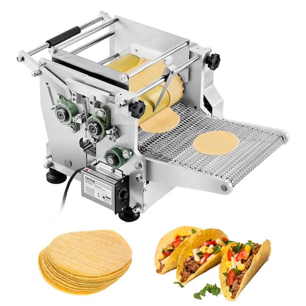 Electric Tortilla Maker,5.5 In. Diameter Automatic Corn Tortilla Making Machine with Non-Stick Coating,for Produce Pizza