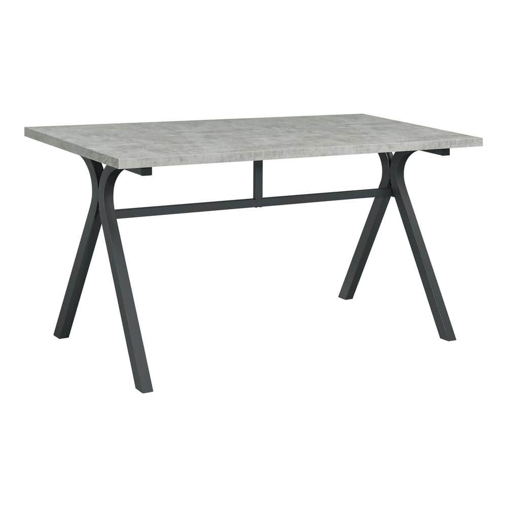 Coaster Home Furnishings Tatum 60 in. Cement and Gunmetal Rectangular