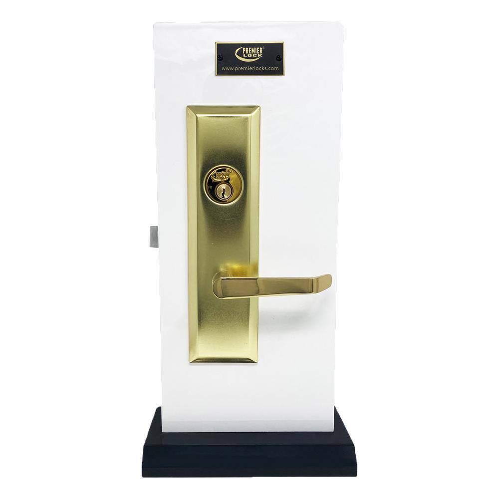 Brass Right-Handed Mortise Entry Door Knob Set