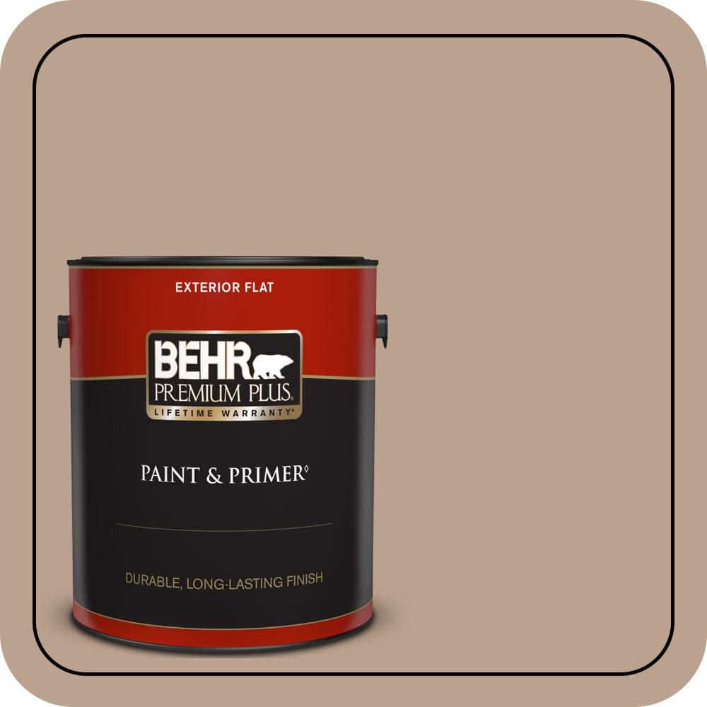 1 gal. #T15-17 Mocha Foam Flat Exterior Paint & Primer price history on PriceWatchPro
