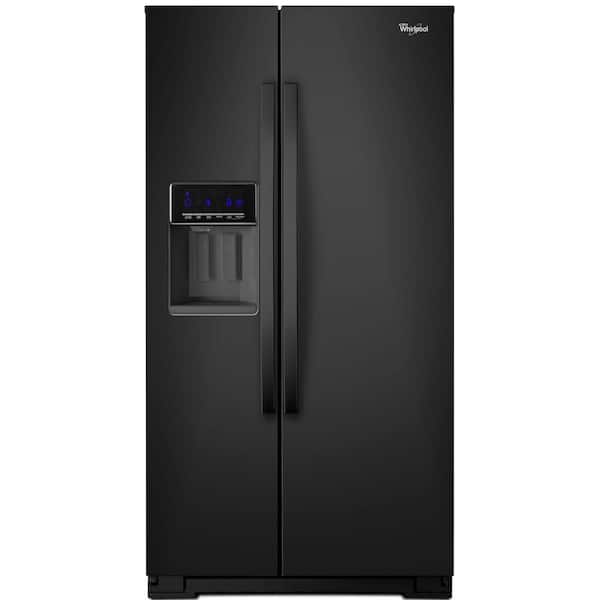 Whirlpool Black Side By Side Refrigerator 1