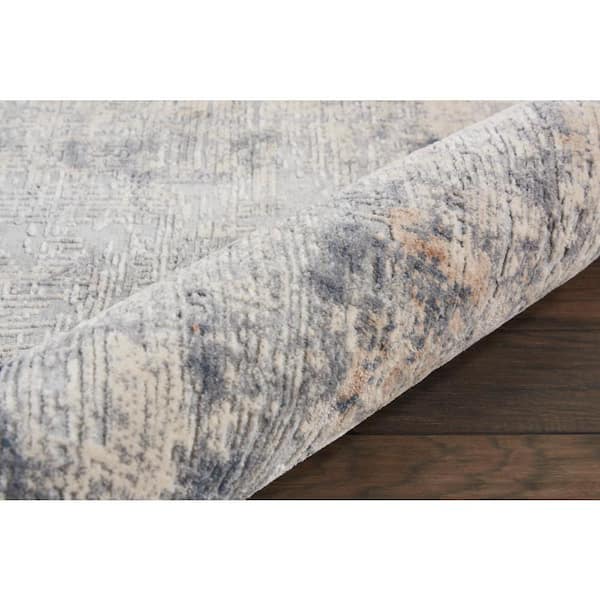 5'3x7'6 Nirvan Industrial Abstract Indoor Area Rug Beige/Gray - Captiv8e  Designs