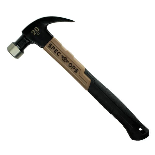 SPEC OPS 20 oz. Curved Claw Fiberglass Hammer