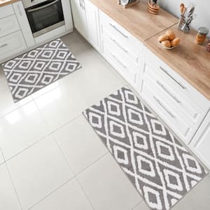 StyleWell Micro Elegance Chavet Lattice 18 in. x 48 in. Kitchen Mat 734725  - The Home Depot